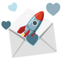 love letter and rocket