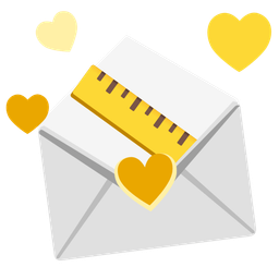 love letter and straight ruler