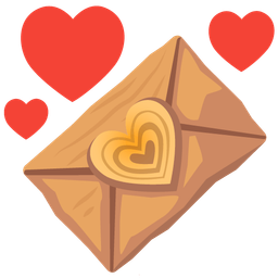 love letter and wood