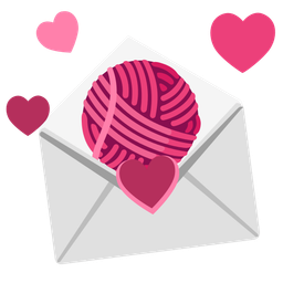 love letter and yarn