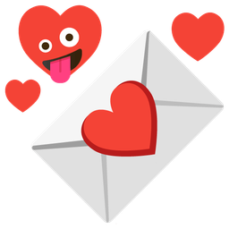 Love letter and Zany face