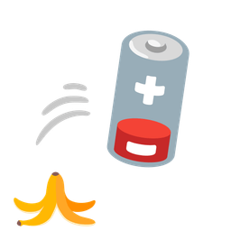 Low battery and Banana