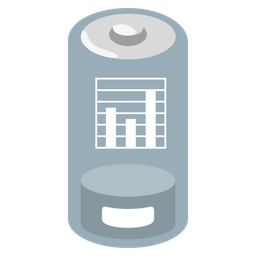 Low battery and Bar chart