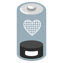 Low battery and Black heart