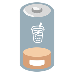 Low battery and Bubble tea