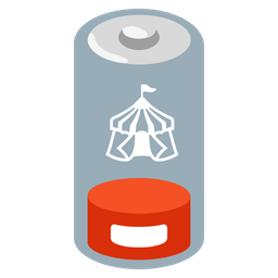 Low battery and Circus tent