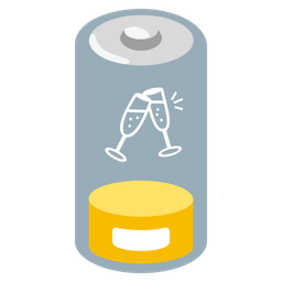 Low battery and Clinking glasses