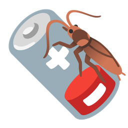 Low battery and Cockroach