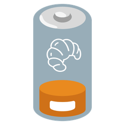 Low battery and Croissant