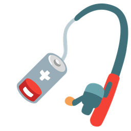 Low battery and Fishing pole