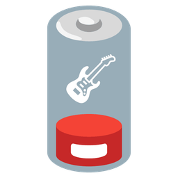 Low battery and Guitar