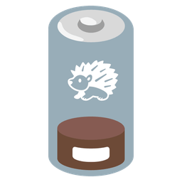 Low battery and Hedgehog