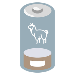Low battery and Llama