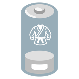Low battery and Martial arts uniform