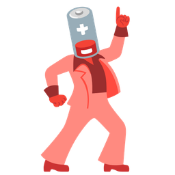 Low battery and Mirror ball