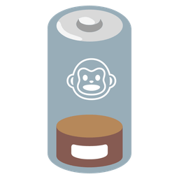 Low battery and Monkey face