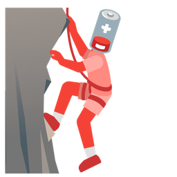 Low battery and Mountain