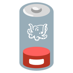 Low battery and Octopus