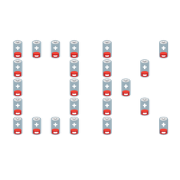 Low battery and OK button