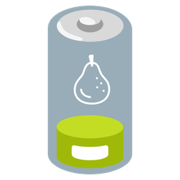 Low battery and Pear