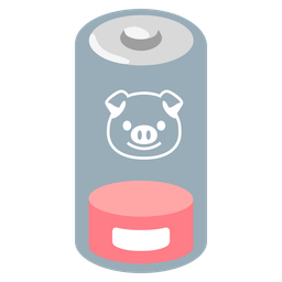 Low battery and Pig face