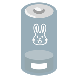 Low battery and Rabbit face