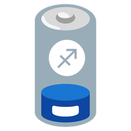 Low battery and Sagittarius