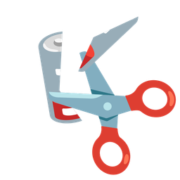 Low battery and Scissors