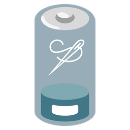 Low battery and Sewing needle