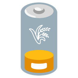 Low battery and Sheaf of rice