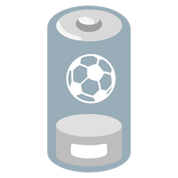 Low battery and Soccer ball