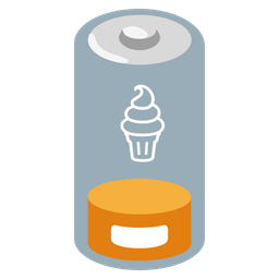 Low battery and Soft ice cream
