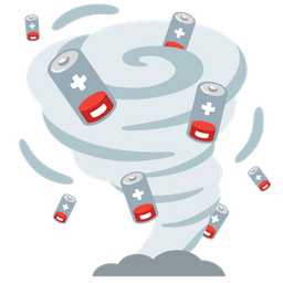 Low battery and Tornado