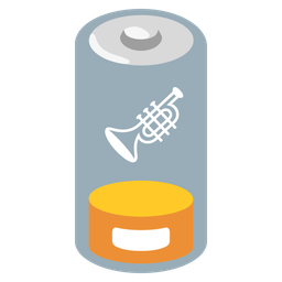 Low battery and Trumpet