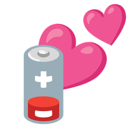 Low battery and Two hearts