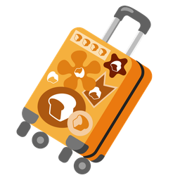 luggage and bread