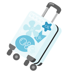 luggage and bubbles