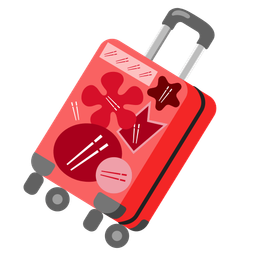 luggage and chopsticks