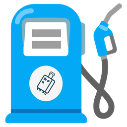 luggage and fuel pump