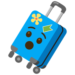 luggage and hushed face