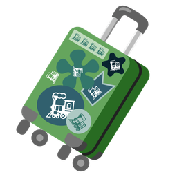 luggage and locomotive