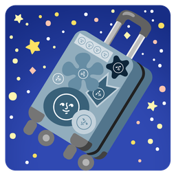 luggage and new moon face