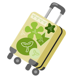 luggage and seedling
