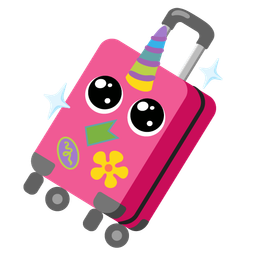 luggage and unicorn