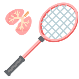 lungs and badminton