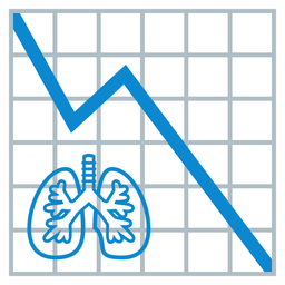 lungs and chart decreasing