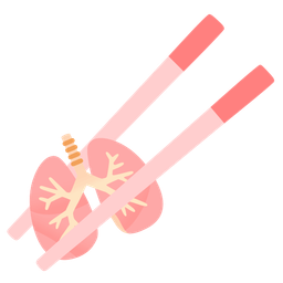 lungs and chopsticks