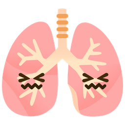 lungs and confounded face