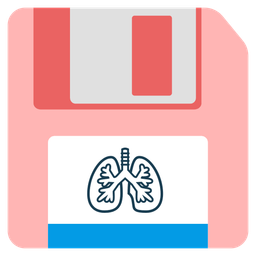 lungs and floppy disk