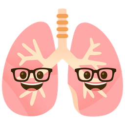 lungs and nerd face